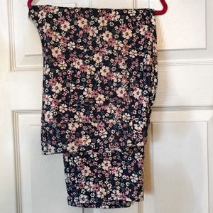 Floral jegging capris